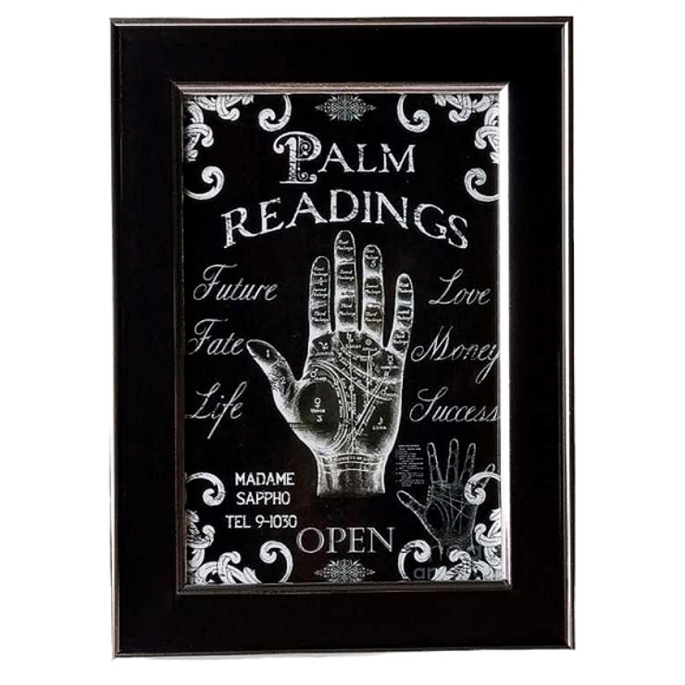 Vintage palmistry Sign Witch Wiccan Witchy gothic framed photo print witch wicca